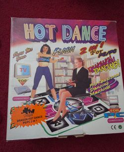 PS1 Playstation One 
DDR Dance Dance Revolution Mat