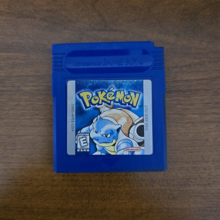 Authentic Pokemon Blue Version For Nintendo GameBoy