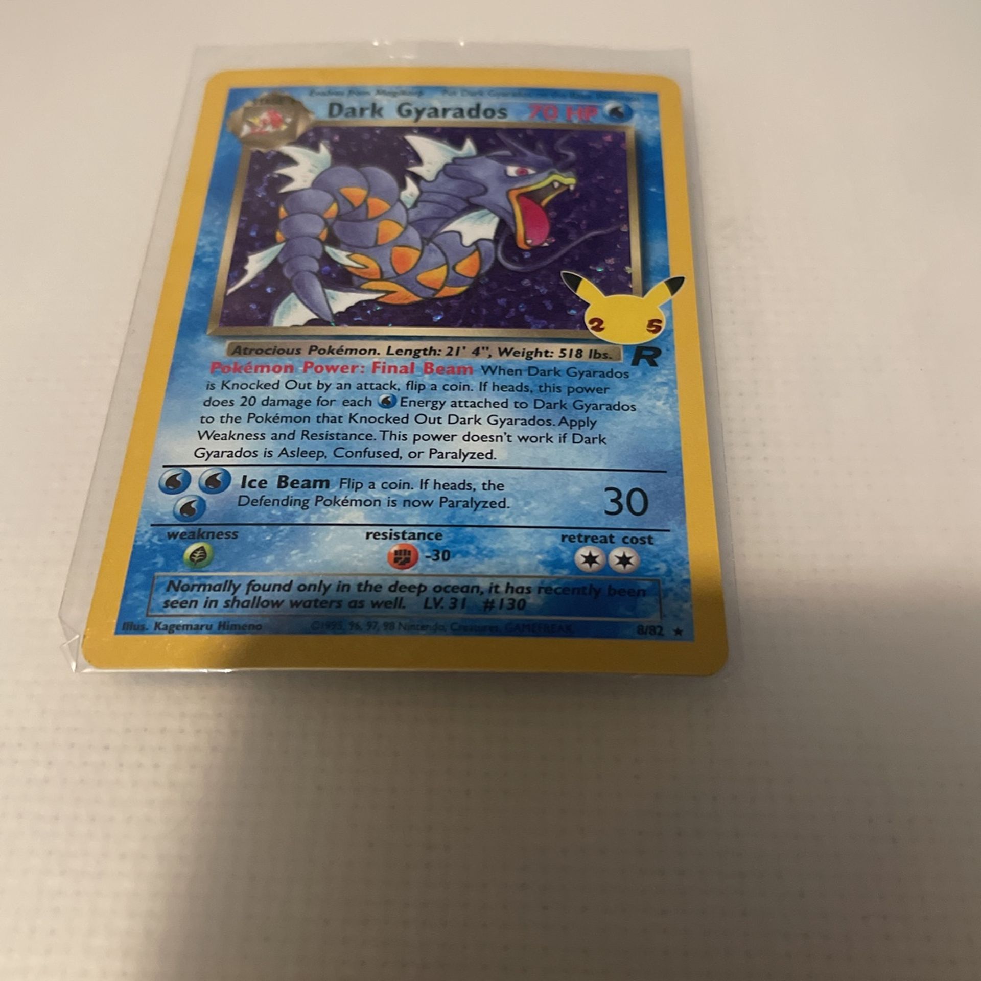 Pokémon Celebration Dark Gyarados 8/82