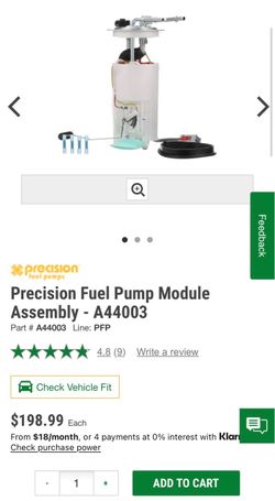 Precision Fuel Pump Module Assembly A44003