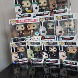 Entire Set Of Suicide Squad Pop Dolls - All New In Box Never Opened