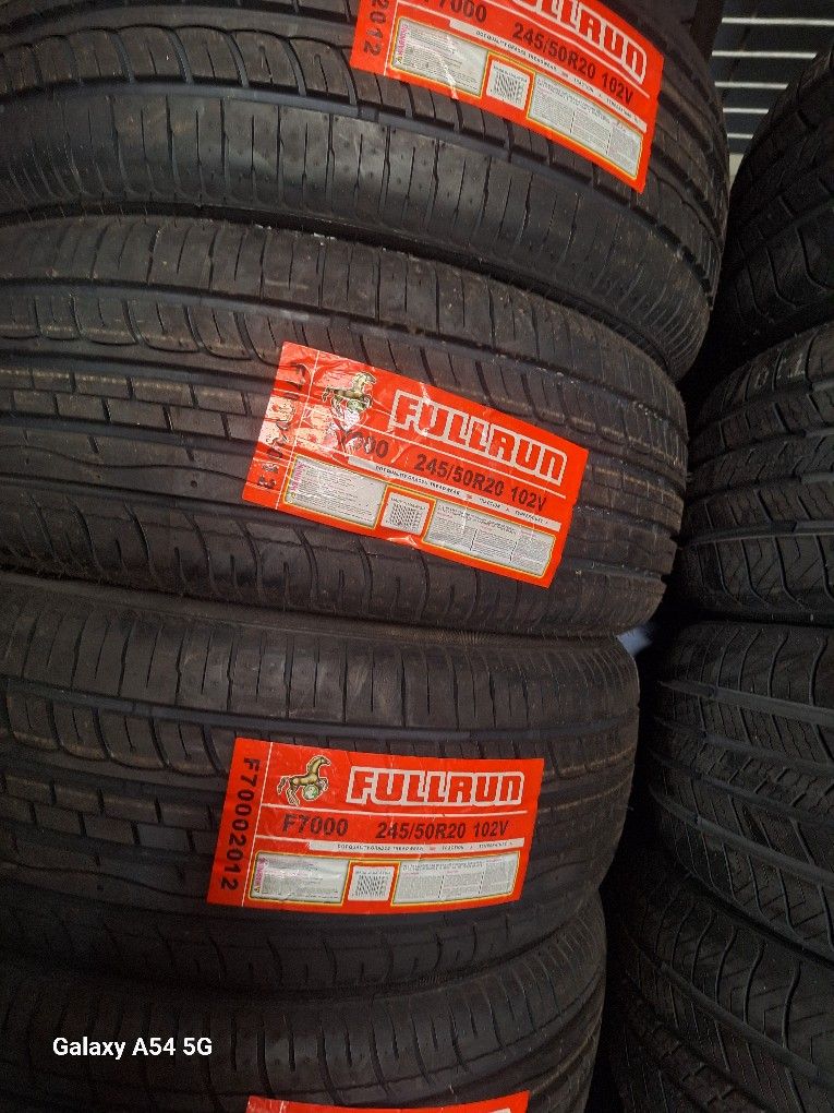 245/50/20/ FULLRUN $480 NEW FOUR TIRES