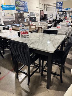 BRAND NEW DINING SET (table and chairs)!! SHOP NOW - PAY LATER!! NO CREDIT CHECK FINANCE AVAILABLE!!