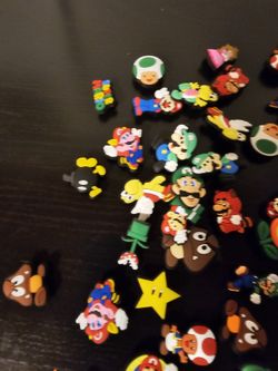 Mario Bros Crocs Charms