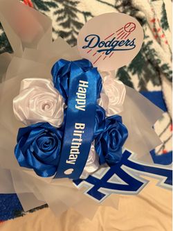 dodger flower bouquet