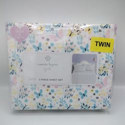 Girls New Twin Sheet Set
