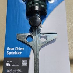ORBIT GEAR DRIVE SPRINKER - 65' DISTANCE SPRAY - SIX SETTINGS $20 EACH