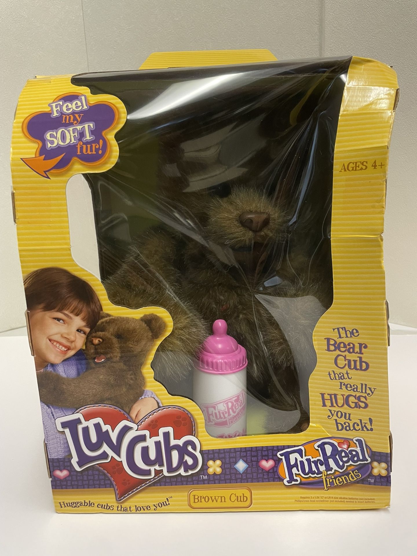 Vintage FurReal Friends Luv Cubs Brown Cub 2004 - New Original Box - Rare