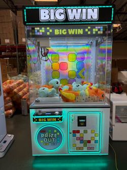 BIG WIN Extra Large Claw Machine with Bill Acceptor ✨