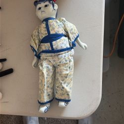 13” Porcelain Oriental Doll