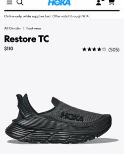 HOKA Restore TC Slip-On Sneakers