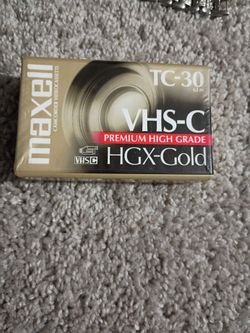 New vintage VHS-c tape