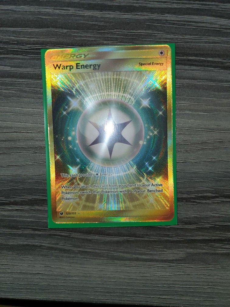 Authentic Pokemon Card Warp Energy Secret Rare Crimson Invasion. Mint.