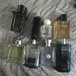 8 Mens Colognes Bundle