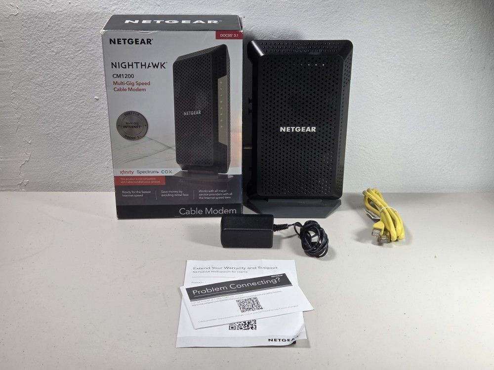 Netgear Nighthawk CM1200 Multi-Gig Speed Cable Modem