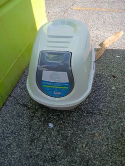 Exquisicat Hooded Litter Pan With Door Large 