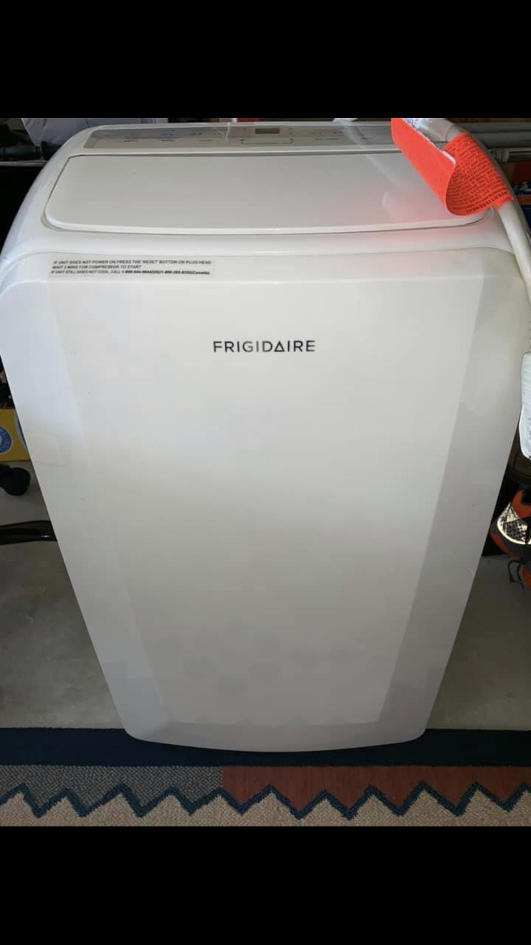 Frigidaire Portable AC with Dehumidifier and Remote Control.