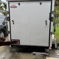 Rock Solid Cargo Trailer 6x12 - Enclosed, Double Axle
