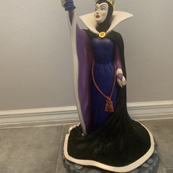 Rare Vintage Disney Villain Snow White Evil Queen Big Figurine