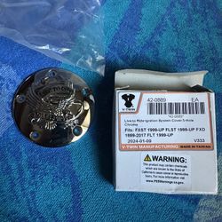 “LIVE TO RIDE” Chrome Ignition cover