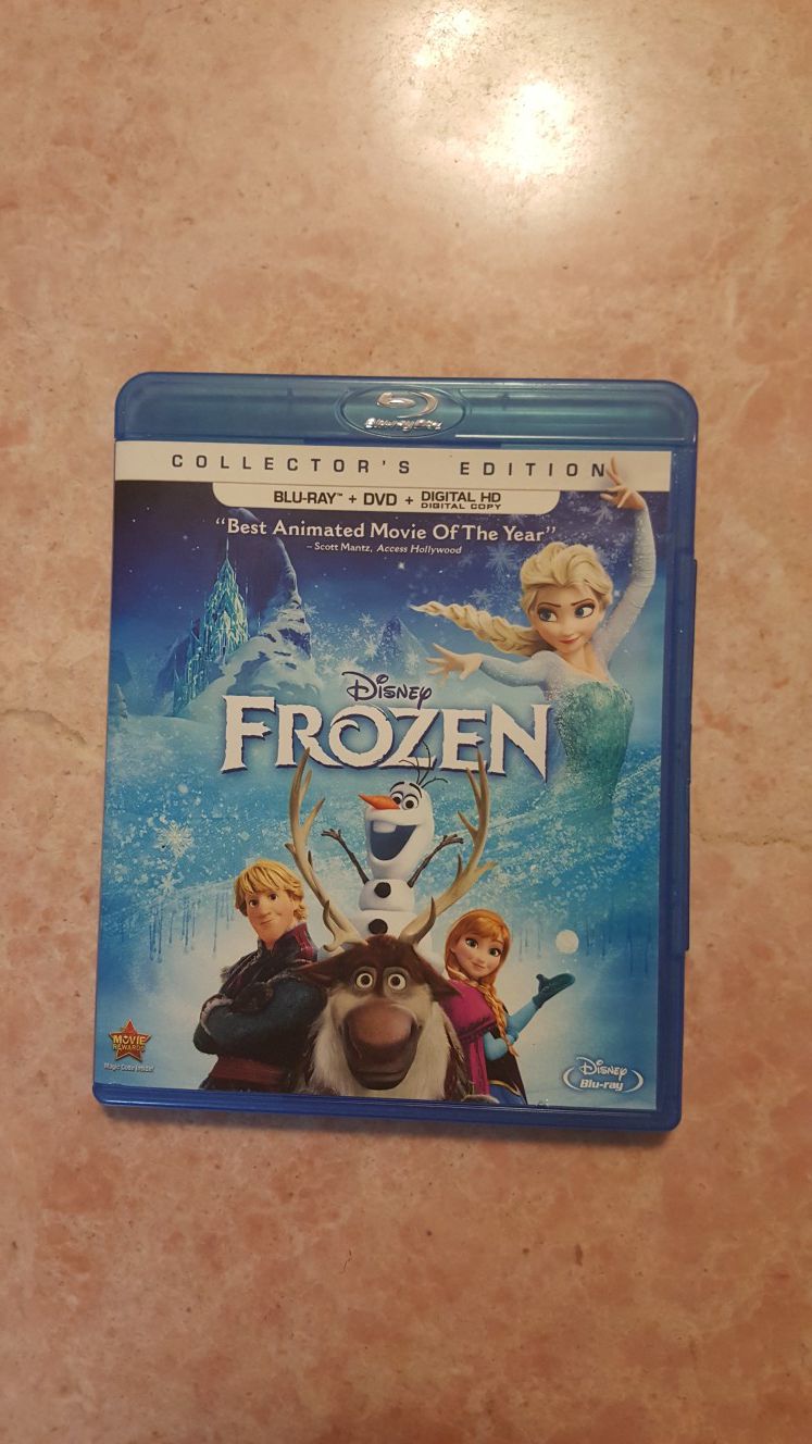 Disney Frozen Movie Collector's Edition: 2 Disc- Blu Ray + DVD