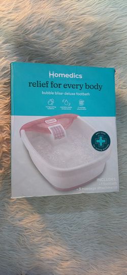 Homedics Bubble Bliss Deluxe Footbath Footspa