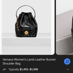 Versace lambskin Bag 