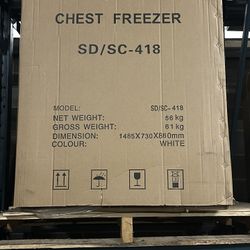 White Chest Freezer 