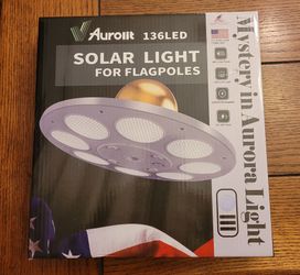 Aurolit Solar Light for Flagpole