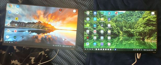 Pair of Samsung 27" 1080p IPS Monitors (No Stands) - Great Working Condition