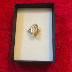 Beautiful Virgin Mary ring size 7