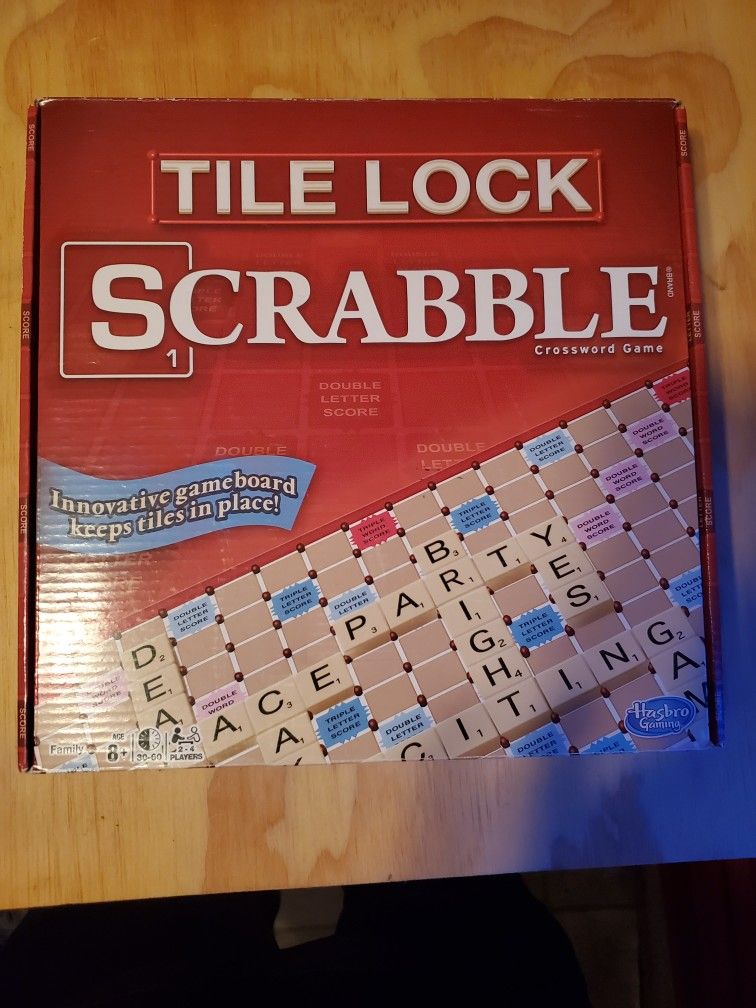 Scrabble Tile Lock Board