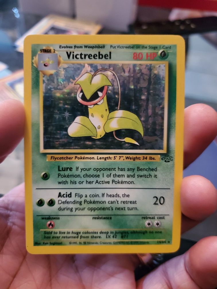 Pokemon Card Victreebel Holo Near Mint Condition