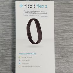 Fitbit Flex 2 Health Activity Sleep Tracker Sports Band Small & Large Black - New and Sealed