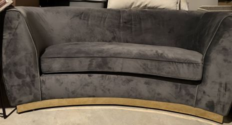 Meridian Furniture Julian Velvet Sofa And Love Seat