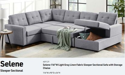 Sleeper sectional Closeout Sale! Limited Quantity!
