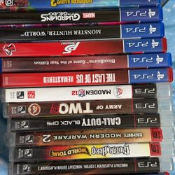 PS3, Ps4, Xbox 360 Games