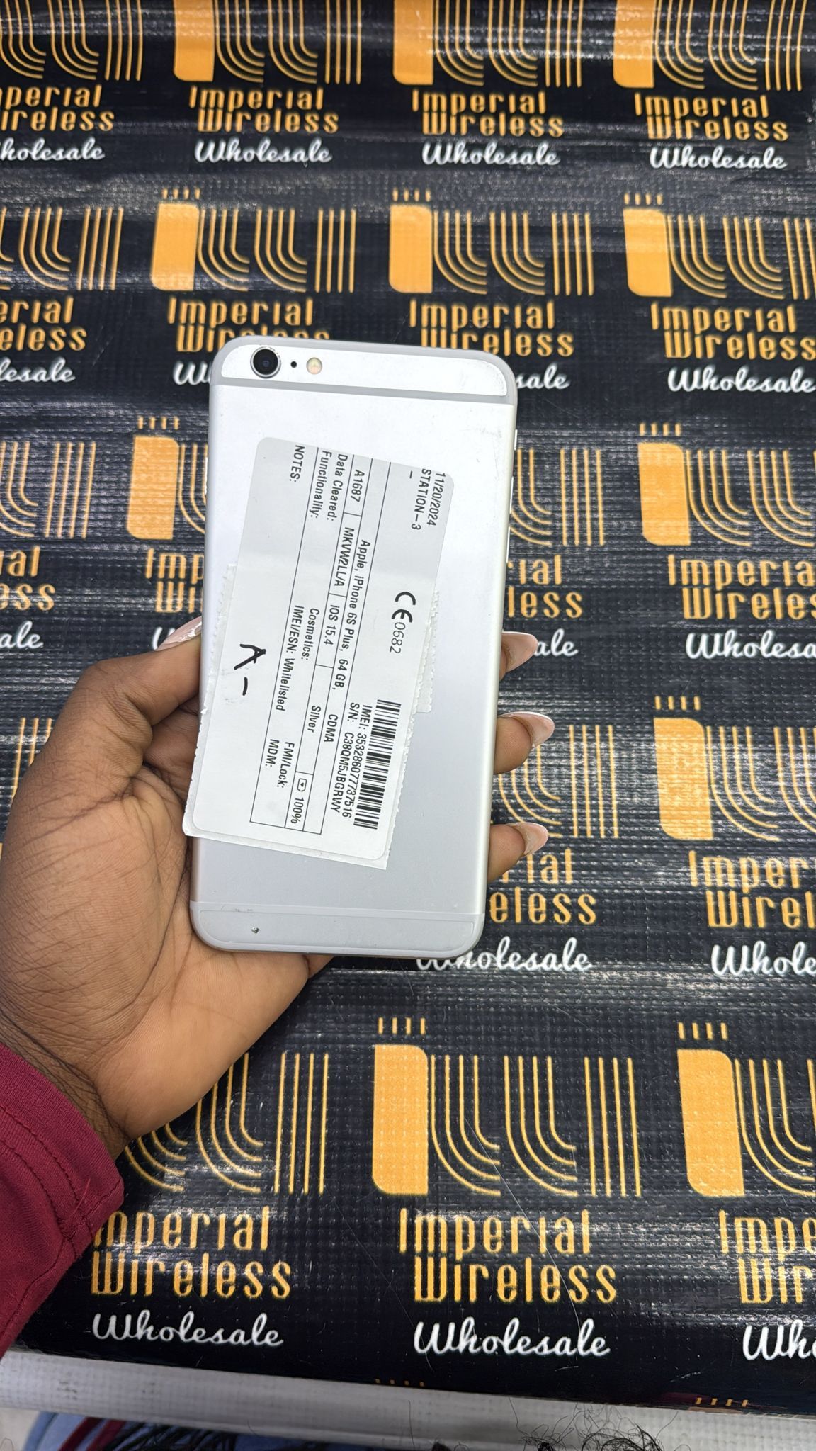 Apple iPhone 6s Plus – 64GB (Silver | Phone Only)