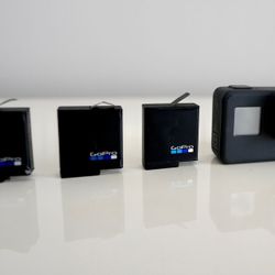 GoPro Hero 6 4K Camera With 3 Batteries