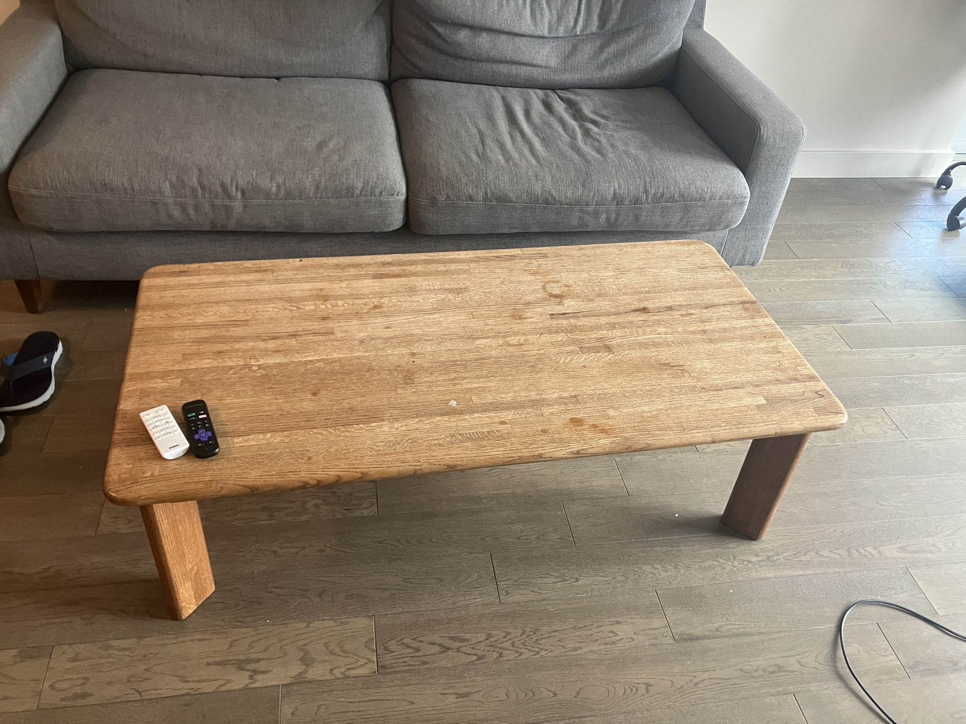 wooden table
