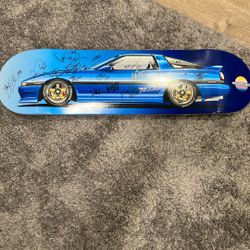 A Skateboard Signed By Every Drifter And Some Hooligan People And Tanner Fox And More