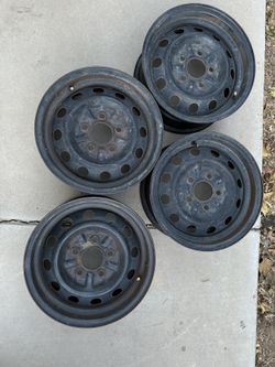 14x6 Toyota Tacoma Steelies 14” 5 Lug Stock Steel Wheels Rims