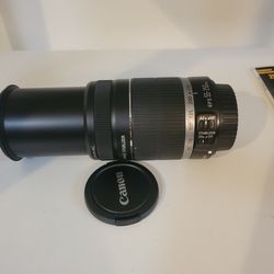 Used Canon 55-250mm f/4-5.6 IS zoom lens