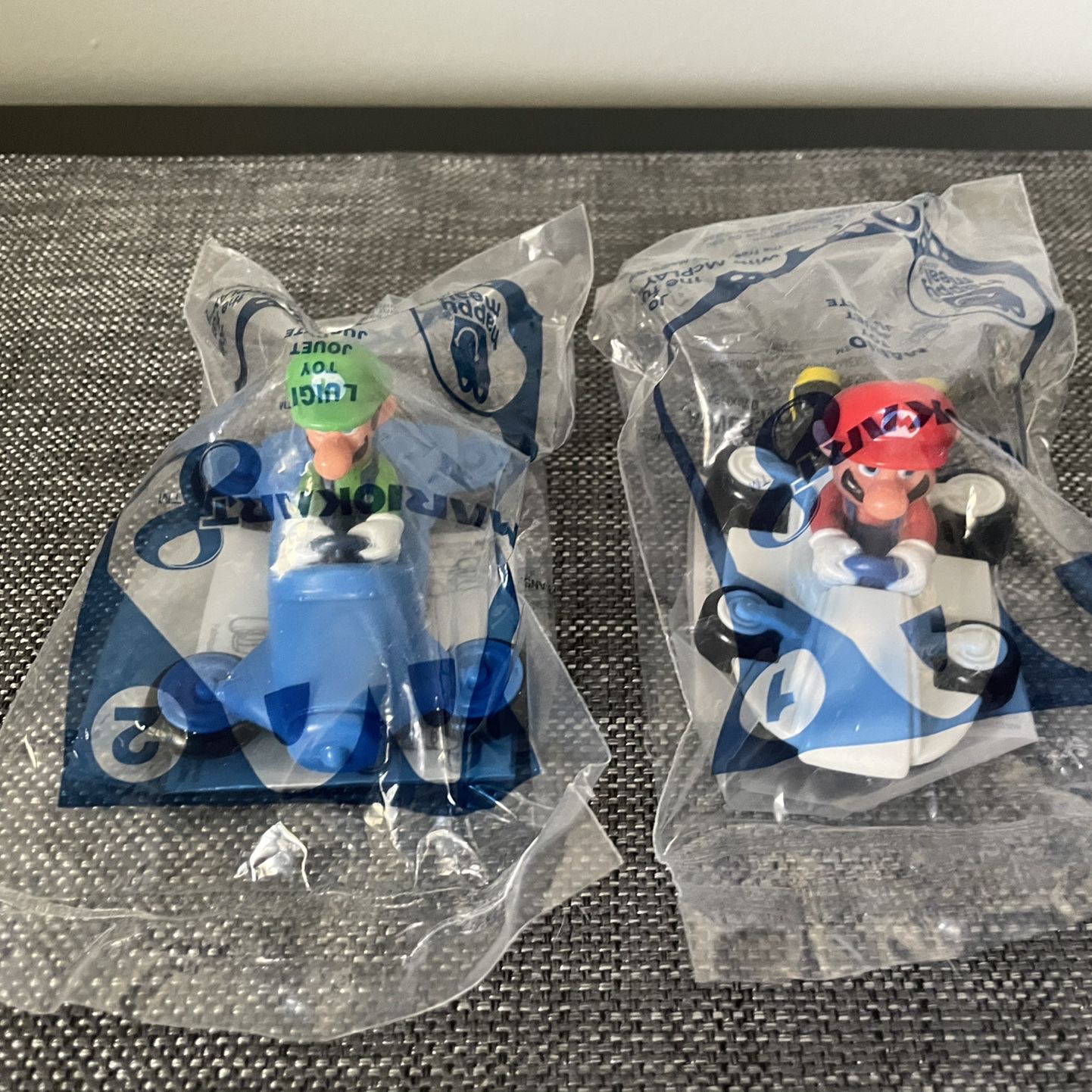 2014 McDonald’s Mario Kart 8 Happy Meal Toys - Mario & Luigi 