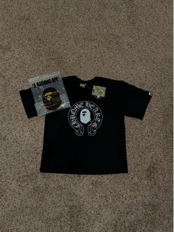 BapexChrome Black Graphic Ape Tee Shirt Size M
