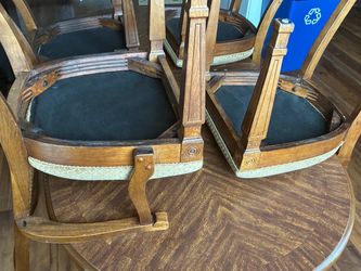 Real Wooden Table 4 chair set