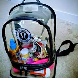Lululemon Clear Backpack 🎒 PURSE