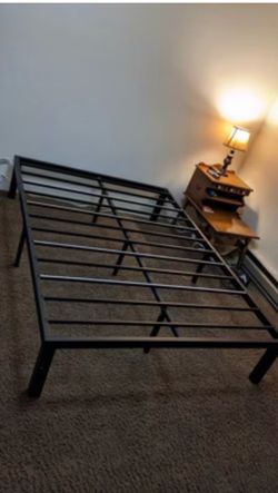 Metal bed frame size Queen