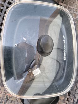 Elite Gourmet Electric Skillet with Glass Lid