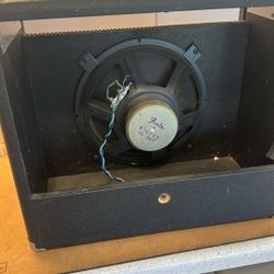 Fender 10 Inch 8 Ohm Speaker In Fender Cabinet 